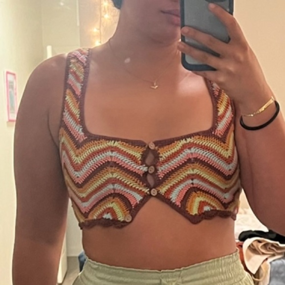 Crocheted Crop Top